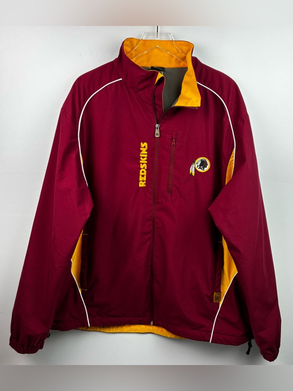 NFL Team Apparel Washington Redskins Windbreaker Jacket